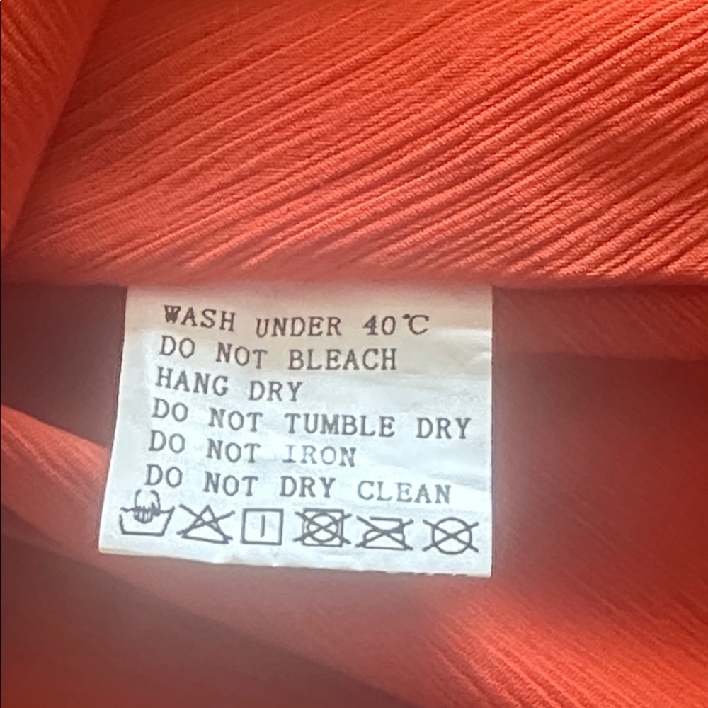Burnt orange sleeveless romper size small - Picture 5 of 8